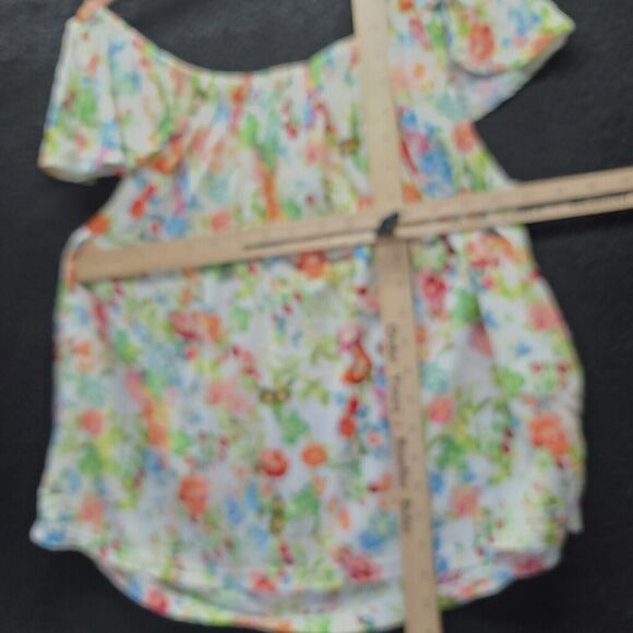 Vanilla Star Womens Top Multi-Color Size Large 100% Rayon Pullover Stretch - Picture 3 of 12